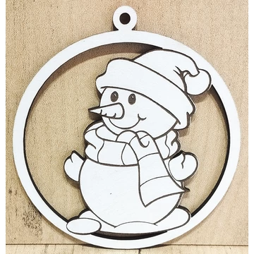 Karácsonyfa Dísz Hóember 2